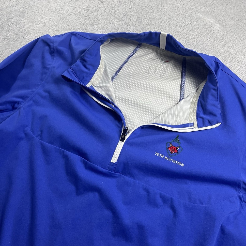 Ralph Lauren RLX Golf 1/4 Zip Pullover L Windbreaker Stretch Performance Vented